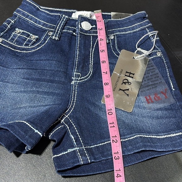 H&Y Premium embroidered/rhinestones back pockets,high rise,belt loop,stretch - Picture 6 of 8